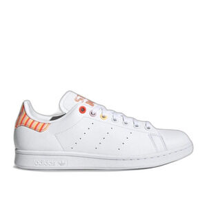ADIDAS Stan Smith Sneakers Tennis Shoes Womens 7.5 Shoes White Orange Neon